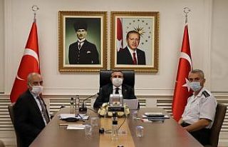 Vali Atay Bakan Soylu başkanlığındaki toplantıya...