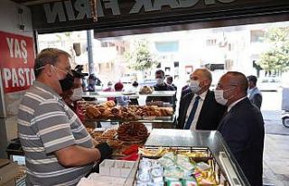 Vali Atik ve Başkan Zolan’dan korona virüs denetimi