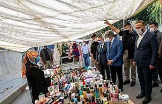 Vali Bilmez’den pazar esnafına ziyaret