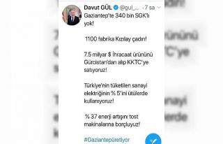 Vali Gül’den imalı paylaşım