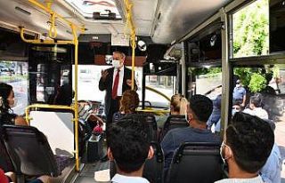Vali Su, maskeyi taktı denetime çıktı