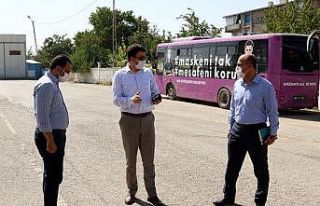 Van Büyükşehir Belediyesinin ulaşım denetimleri...