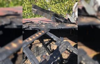 Van’da çatı yangını