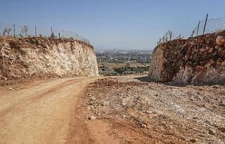 Varsak-Masa Dağı yoluna 11 bin 520 kamyon hafriyat