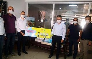 Vezirköprü’de 42 okula korona yönlendirme levhası