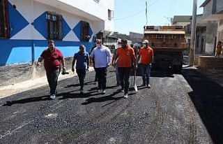 Viranşehir’de yol yapım çalışmaları sürüyor
