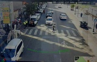 Yayalara yol vermeyen sürücüler drone ile tespit...