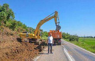 Yeniköy yolunda çalışmalar dolu dizgin