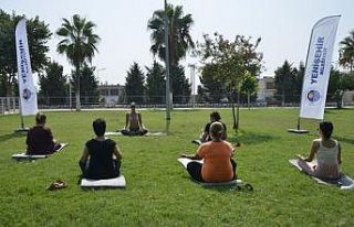 Yenişehir’de zumba dans gösterisi