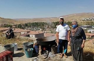 Yeşilhisar’da pekmez yapımı başladı