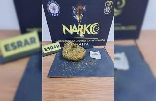 Yolcu otobüsünde esrar bulundu