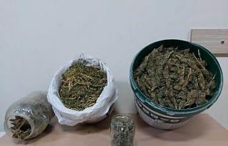 Yolcu otobüsünden 4 kilo 700 gram esrar çıktı