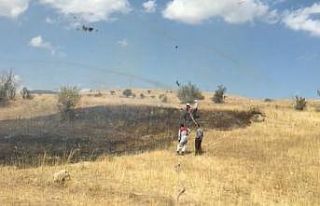 Yüksekova arazi yangını