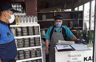 Zabıta ekipleri korona virüs denetimi yaptı