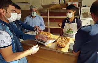 Zabıta ekiplerinden fırın denetimi