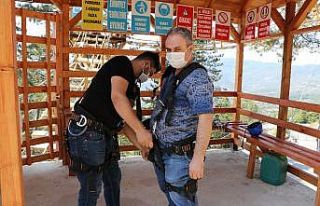 Zirvede "macera parkuru" keyfi