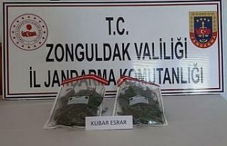 Zonguldak’ta uyuşturucu operasyonu: 500 gram kubar...