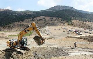 27 yıllık Karacaoğlan Göleti Projesi’nde çalışmalar...