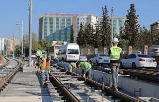 3. Etap Raylı Sistemde raylar Falez Kavşağı’na...