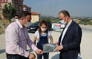 5 bin 500 metrekare alan kilit parke taş ile döşendi
