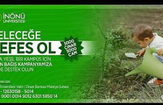 "5 bin çınar 5 bin çam" fidan bağışı...