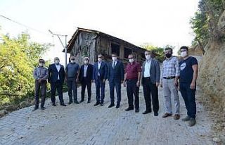 8 asırlık mahallede yollar parke taşıyla kaplanıyor