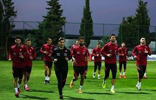 A Milliler, Sırbistan maçı hazırlıklarına başladı