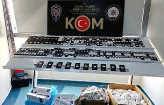 Adana’da kaçak cep telefonu operasyonu