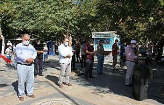 Adıyaman’da Azerbaycan için gıyabi cenaze namazı...