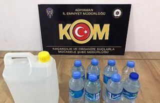 Adıyaman’da, sahte alkol operasyonu