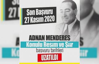 Adnan Menderes Resim ve Şiir Yarışması’nın...