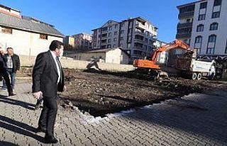 Ağrı Belediyesi mahalle konağı çalışmalarına...