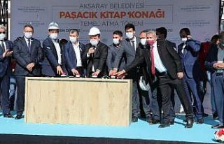Aksaray Belediyesi üç kitap konağının temelini...