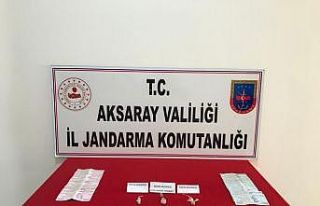 Aksaray’da jandarmadan uyuşturucu operasyonu