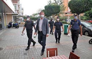 Alanya’da korona virüs denetimi