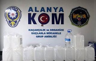 Alanya’da sahte içki operasyonu