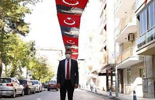 Alaşehir’de bayrak üzerinden geçen araca soruşturma