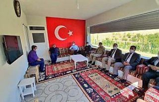 Algın köy ziyaretlerini sürdürüyor