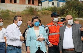 Alikahya’da yol çalışması yapılıyor