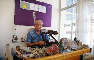 Ametist taşının ahşapla muhteşem uyumu