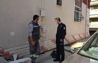 Apartman girişindeki doğalgaz vanası kırıldı:...