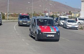 Ardahan İHH’dan Azerbaycan’a destek konvoyu
