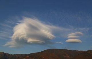 Artvin’de gökyüzünde ilginç görüntü
