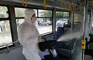 Ataşehir’de Özel Halk Otobüsleri korona virüse...