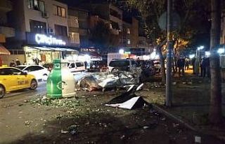 Ataşehir’deki patlamaya ilişkin ekiplerin incelemesi...