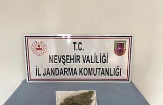 Avanos’ta 62 gram esrar ele geçirildi