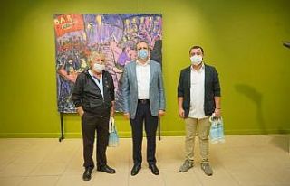 Ayvalıklı sanatçılar Buz ve Karakuş’tan “Sergi”