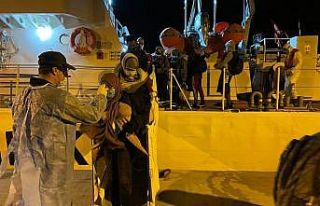 Ayvalık’ta 18 mülteci Sahil Güvenlik ekiplerince...