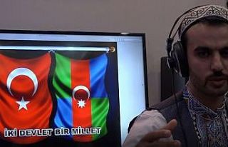 Azerbaycan ordusuna marşlı destek