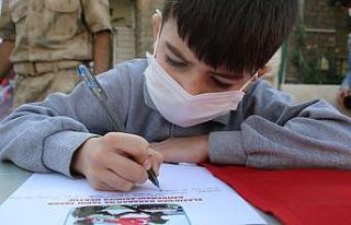 Azerbaycanlı çocuktan cephedeki babasına mektup